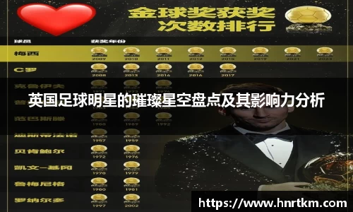 英国足球明星的璀璨星空盘点及其影响力分析